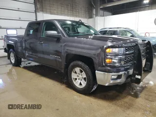 2015 Chevrolet Silverado 1500 LT with VIN 3GCUKREC9FG124940, listed as a Copart auction lot 45798475 with 166,812 mi miles and Clean Title. Bid and sale history available at DreamBid. Image 4.