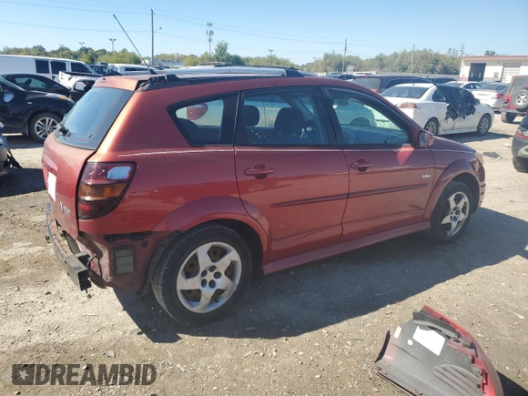 2007 Pontiac Vibe with VIN 5Y2SL65897Z400811, listed as a Copart auction lot 73208944 with 0 mi miles and Salvage Title. Bid and sale history available at carsss.com. Image 3.