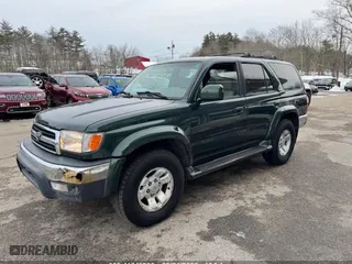 2000 Toyota 4Runner SR5 with VIN JT3HN86R2Y0263096, listed as a IAAI auction lot 41649205 with 284,195 mi miles. Bid and sale history available at carsss.com. Image 6.