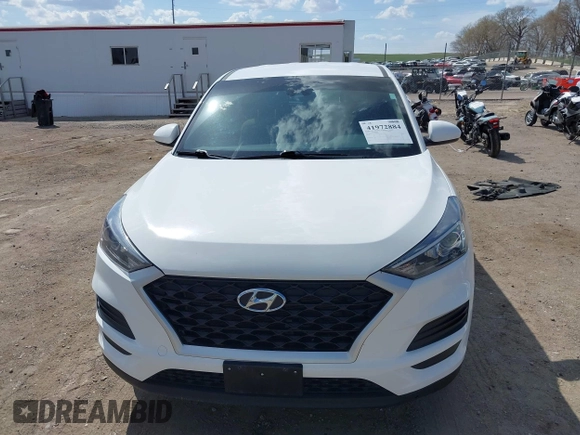 2019 Hyundai Tucson SE with VIN KM8J2CA43KU870933, listed as a IAAI auction lot 41972884 with 53,029 mi miles. Bid and sale history available at carsss.com. Image 13.
