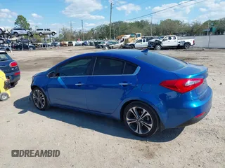 2015 Kia Forte EX with VIN KNAFZ4A85F5307314, listed as a IAAI auction lot 41672202 with 116,890 mi miles. Bid and sale history available at carsss.com. Image 14.