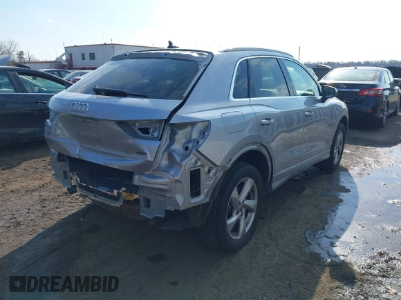 2019 Audi Q3 Premium with VIN WA1AECF32K1078022, listed as a IAAI auction lot 41365692 with 60,756 mi miles and . Bid and sale history available at DreamBid. Image 4.