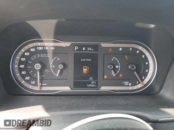 2023 Hyundai Tucson SEL with VIN 5NMJB3AE2PH276748, listed as a Copart auction lot 53866044 with 16,960 mi miles and Salvage Title. Bid and sale history available at carsss.com. Image 9.