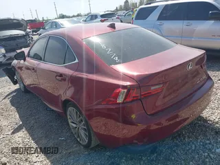 2015 Lexus IS 250 with VIN JTHCF1D22F5018278, listed as a IAAI auction lot 42098087 with 155,767 mi miles and . Bid and sale history available at DreamBid. Image 3.
