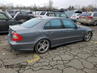 2007 Mercedes-Benz E 63 AMG with VIN WDBUF77X27B012109, listed as a Copart auction lot 86757394 with 60,309 mi miles and Salvage Title. Bid and sale history available at carsss.com. Image 3.