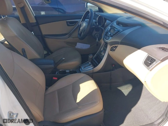 2013 Hyundai Elantra GLS PZEV with VIN 5NPDH4AE8DH246797, listed as a IAAI auction lot 41451702 with 172,500 mi miles. Bid and sale history available at carsss.com. Image 5.