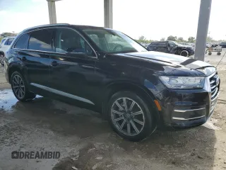 2017 Audi Q7 Premium Plus with VIN WA1LAAF7XHD004897, listed as a Copart auction lot 54762095 with 124,130 mi miles and Clean Title. Bid and sale history available at DreamBid. Image 4.