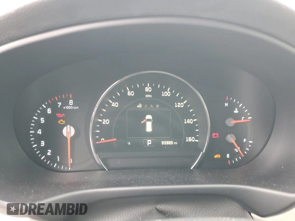 2017 Kia Sorento EX with VIN 5XYPHDA1XHG234979, listed as a Copart auction lot 46355345 with 93,989 mi miles and Clean Title. Bid and sale history available at carsss.com. Image 9.
