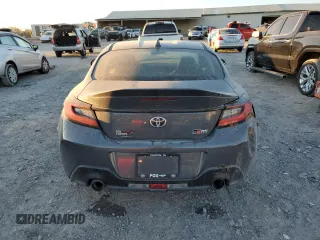 2023 Toyota GR86 Premium with VIN JF1ZNBE13P9758318, listed as a Copart auction lot 88039505 with 9,034 mi miles and Salvage Title. Bid and sale history available at carsss.com. Image 6.