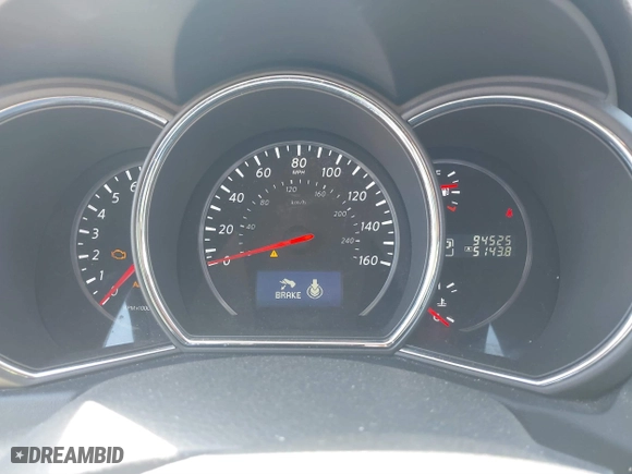 2014 Nissan Murano LE with VIN JN8AZ1MU5EW408855, listed as a IAAI auction lot 41851545 with 94,525 mi miles. Bid and sale history available at carsss.com. Image 7.