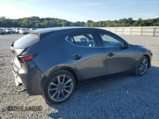 2019 Mazda 3 with VIN JM1BPBJM0K1134358, listed as a Copart auction lot 72412974 with 53,707 mi miles and Salvage title. Bid and sale history available at DreamBid. Image 3.