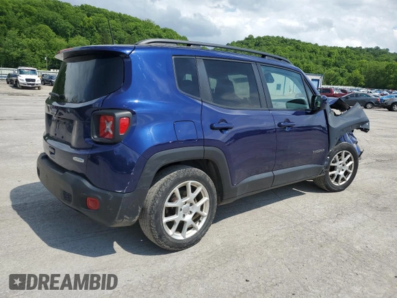 2020 Jeep Renegade Latitude с VIN ZACNJABB7LPL67335, выставлен на аукционе Copart как лот 58565715 с пробегом 70 038 миль миль и Списание • Salvage title. История ставок и продаж доступна на DreamBid. Изображение 3.