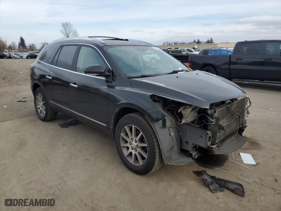 2016 Buick Enclave Leather with VIN 5GAKVBKDXGJ169440, listed as a Copart auction lot 42916915 with 124,242 mi miles and Salvage Title. Bid and sale history available at carsss.com. Image 4.