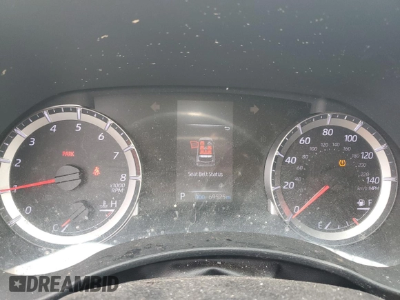 2020 Toyota Highlander LE with VIN 5TDBZRBH8LS033318, listed as a Copart auction lot 62912405 with 69,525 mi miles and Salvage title. Bid and sale history available at DreamBid. Image 9.