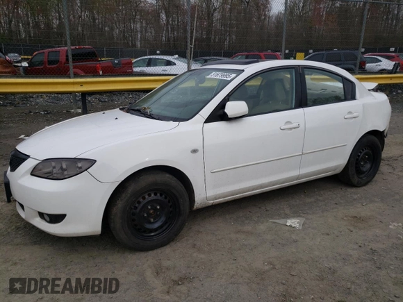 2005 Mazda 3 i with VIN JM1BK12F351329416, listed as a Copart auction lot 51679995 with 165,889 mi miles and Salvage Title. Bid and sale history available at DreamBid. Image 1.