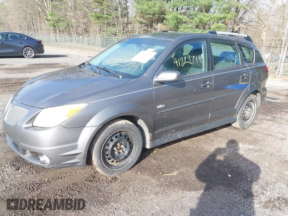 2007 Pontiac Vibe with VIN 5Y2SL65857Z433353, listed as a IAAI auction lot 41983127 with 256,547 mi miles. Bid and sale history available at carsss.com. Image 2.