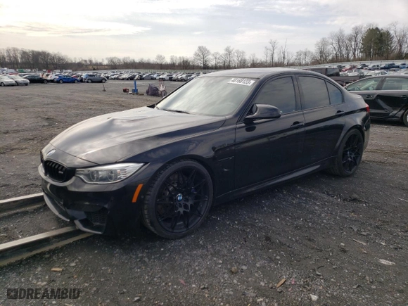 2017 BMW M3 with VIN WBS8M9C37H5G85710, listed as a Copart auction lot 40168123 with 60,385 mi miles. Bid and sale history available at carsss.com. Image 1.
