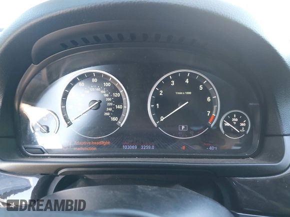 2013 BMW 5 Series 528i with VIN WBAXG5C59DDY32432, listed as a IAAI auction lot 41230673 with 103,069 mi miles and . Bid and sale history available at carsss.com. Image 7.