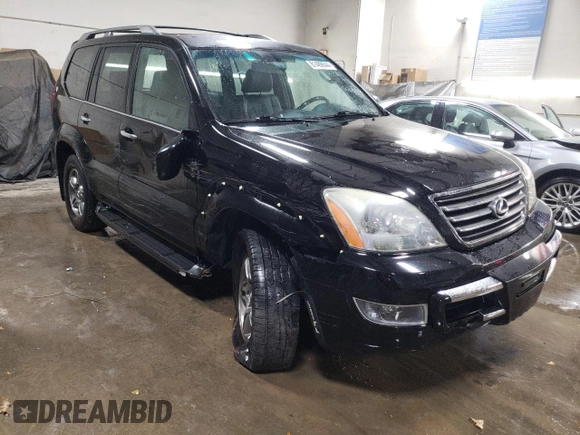 2009 Lexus GX 470 with VIN JTJBT20X990175379, listed as a Copart auction lot 81489044 with 135,386 mi miles and Salvage Title. Bid and sale history available at carsss.com. Image 4.