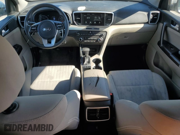 2021 Kia Sportage LX with VIN KNDPM3AC0M7874889, listed as a Copart auction lot 50266895 with 95,470 mi miles and Salvage Title. Bid and sale history available at DreamBid. Image 8.