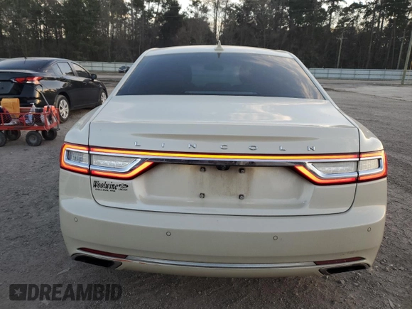 2018 Lincoln Continental Select with VIN 1LN6L9SK9J5610435, listed as a Copart auction lot 41444485 with 43,833 mi miles and Salvage Title. Bid and sale history available at carsss.com. Image 6.