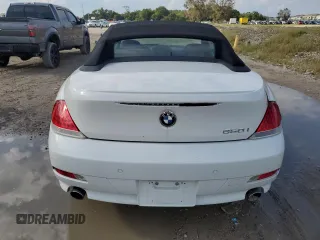 2006 BMW 6 Series 650Ci with VIN WBAEK13486CN75830, listed as a Copart auction lot 68610424 with 109,411 mi miles and Salvage Title. Bid and sale history available at carsss.com. Image 6.