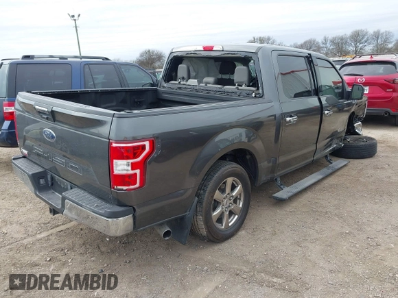 2020 Ford F-150 XL with VIN 1FTEW1C56LKF37157, listed as a IAAI auction lot 41686238 with 52,736 mi miles. Bid and sale history available at carsss.com. Image 4.