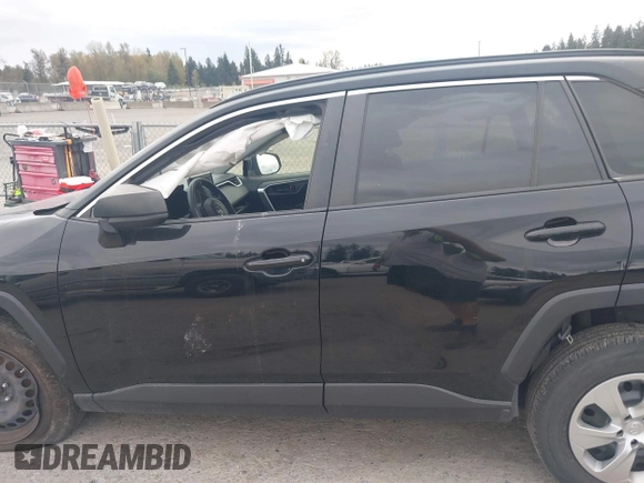 2019 Toyota RAV4 LE with VIN JTMF1RFV4KD030550, listed as a IAAI auction lot 40596628 with 92,318 mi miles and . Bid and sale history available at DreamBid. Image 13.
