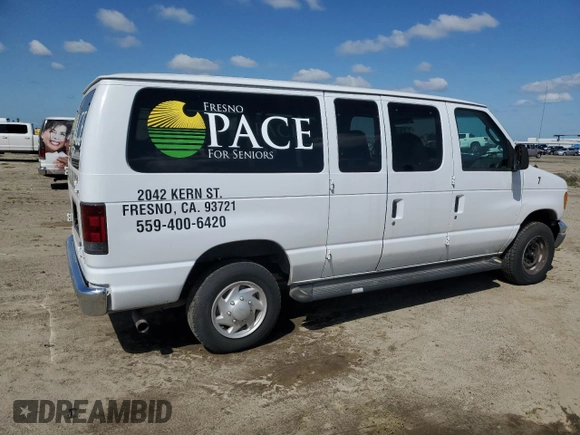 2005 Ford Econoline Passenger XL with VIN 1FBNE31L55HA93452, listed as a Copart auction lot 51860995 with 237,049 mi miles and Clean Title. Bid and sale history available at carsss.com. Image 3.