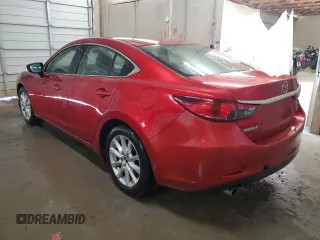 2016 Mazda 6 i Sport with VIN JM1GJ1U54G1409985, listed as a Copart auction lot 53672785 with 185,258 mi miles and Salvage Title. Bid and sale history available at DreamBid. Image 2.