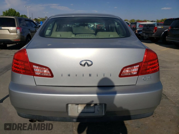 2003 Infiniti G35 w/Leather with VIN JNKCV51E73M314861, listed as a Copart auction lot 74924954 with 70,886 mi miles and Salvage Title. Bid and sale history available at DreamBid. Image 6.