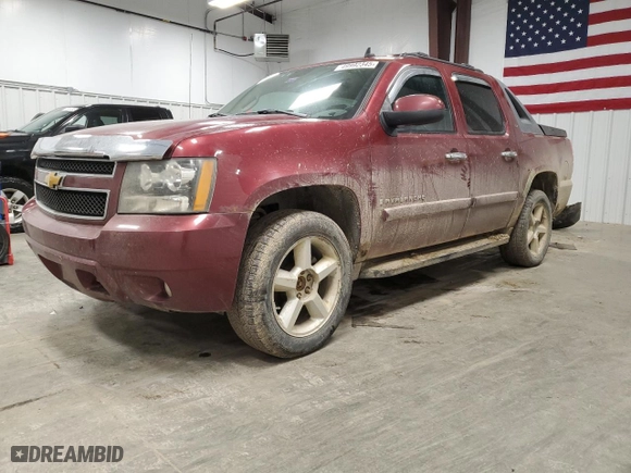 2008 Chevrolet Avalanche LS with VIN 3GNFK12328G134895, listed as a Copart auction lot 49992345 with 212,225 mi miles and Salvage Title. Bid and sale history available at carsss.com. Image 1.
