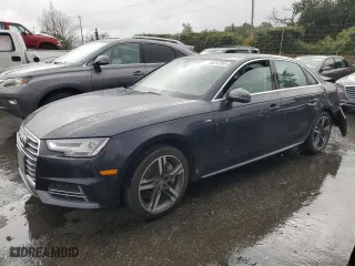 2017 Audi A4 Premium Plus with VIN WAUENAF42HN001346, listed as a Copart auction lot 49252555 with 48,364 mi miles and Salvage Title. Bid and sale history available at carsss.com. Image 1.