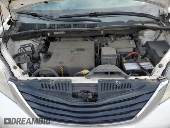 2012 Toyota Sienna LE with VIN 5TDJK3DC5CS040337, listed as a Copart auction lot 50701935 with 201,024 mi miles and Salvage Title. Bid and sale history available at carsss.com. Image 14.