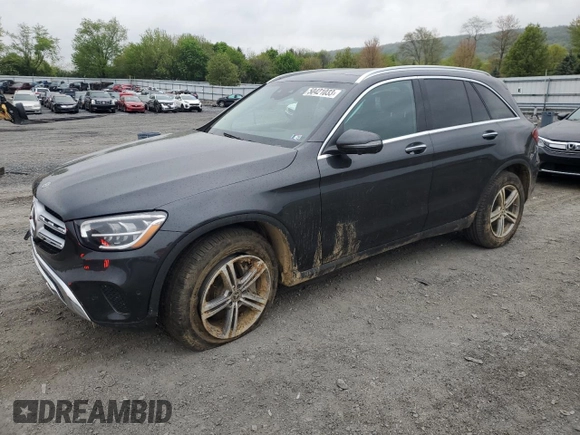 2021 Mercedes-Benz GLC with VIN W1N0G8EB3MF961269, listed as a Copart auction lot 50421033 with 32,679 mi miles and Salvage Title. Bid and sale history available at carsss.com. Image 1.