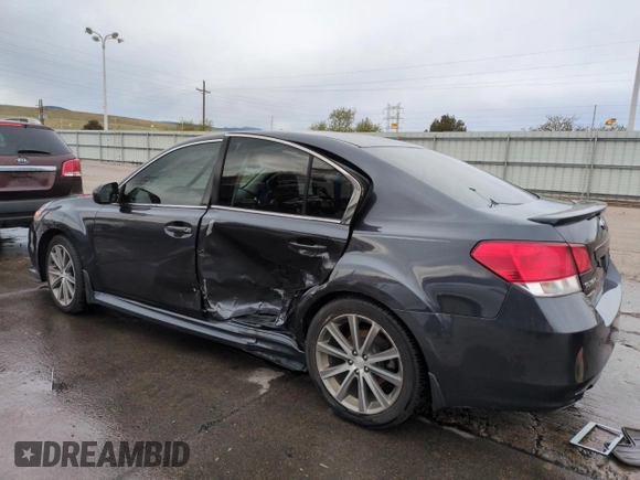 2013 Subaru Legacy Special Sports with VIN 4S3BMCG62D3026662, listed as a Copart auction lot 51488675 with 107,042 mi miles and Salvage title. Bid and sale history available at DreamBid. Image 2.