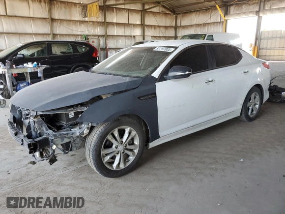 2015 Kia Optima LX with VIN KNAGM4A76F5589487, listed as a Copart auction lot 57791005 with 171,780 mi miles and Salvage title. Bid and sale history available at DreamBid. Image 1.
