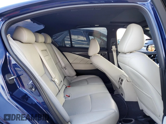2023 Infiniti Q50 Sensory with VIN JN1EV7CP2PM512518, listed as a Copart auction lot 74486644 with 12,919 mi miles and Non repairable. Bid and sale history available at DreamBid. Image 10.