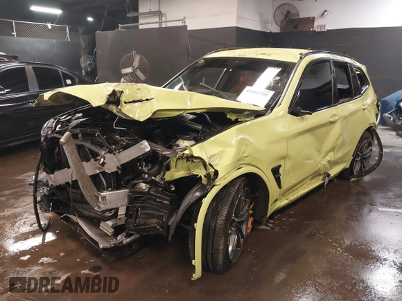 2022 BMW X3 M with VIN 5YM13EC07N9K40760, listed as a IAAI auction lot 41502792 with 30,764 mi miles and . Bid and sale history available at DreamBid. Image 6.