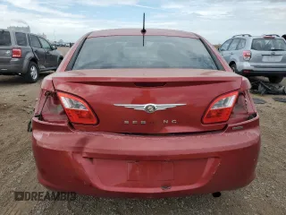 2010 Chrysler Sebring Limited z VIN 1C3CC5FB4AN208787, wystawiony jako Copart lot #56593865 z przebiegiem 96 496 mil mil oraz Szkody całkowita. Historia ofert i sprzedaży dostępna na DreamBid. Obrazek 6.