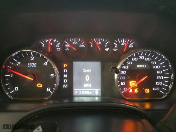 2015 Chevrolet Silverado 1500 Work Truck with VIN 1GCVKPECXFZ192687, listed as a Copart auction lot 87180654 with 219,565 mi miles and Clean Title. Bid and sale history available at carsss.com. Image 9.