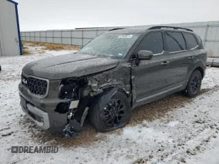 2023 Kia Telluride SX Prestige X-Pro z VIN 5XYP5DGC3PG354591, wystawiony jako Copart lot #87465074 z przebiegiem 24 545 mil mil oraz Szkoda całkowita • Salvage title. Historia ofert i sprzedaży dostępna na DreamBid. Obrazek 1.