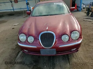 2000 Jaguar S-Type V8 with VIN SAJDA01D6YGL58384, listed as a Copart auction lot 46872315 with 105,274 mi miles and Salvage Title. Bid and sale history available at DreamBid. Image 10.