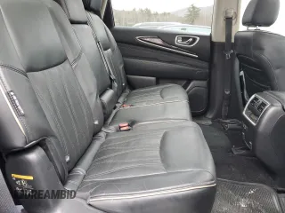 2019 Infiniti QX60 Luxe z VIN 5N1DL0MM1KC561598, wystawiony jako Copart lot #46123045 z przebiegiem 91 619 mil mil oraz Szkody całkowita. Historia ofert i sprzedaży dostępna na DreamBid. Obrazek 11.