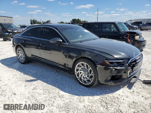 2019 Audi A6 Premium with VIN WAUD8AF25KN126544, listed as a Copart auction lot 72738394 with 70,912 mi miles and Salvage Title. Bid and sale history available at carsss.com. Image 4.