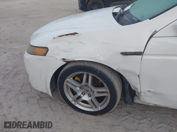 2008 Acura TL with VIN 19UUA66218A018427, listed as a IAAI auction lot 42016962 with 240,865 mi miles. Bid and sale history available at carsss.com. Image 6.