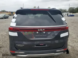 2024 Kia Carnival SX with VIN KNDNE5H37R6433828, listed as a Copart auction lot 74878214 with 0 mi miles and Salvage Title. Bid and sale history available at carsss.com. Image 6.