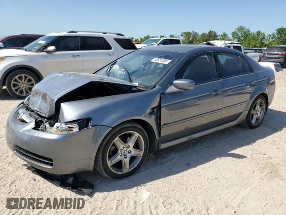 2004 Acura TL with VIN 19UUA66204A025105, listed as a Copart auction lot 52652255 with 154,695 mi miles and Salvage Title. Bid and sale history available at carsss.com. Image 1.