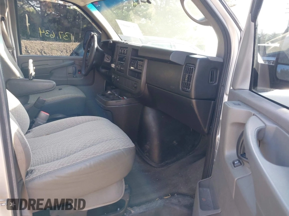 2011 Chevrolet Express Passenger 1LT with VIN 1GAZG1FG1B1119792, listed as a IAAI auction lot 42206603 with 137,634 mi miles and . Bid and sale history available at DreamBid. Image 5.