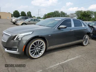 2016 Cadillac CT6 Premium Luxury AWD with VIN 1G6KF5RS6GU148166, listed as a Copart auction lot 59566185 with 112,274 mi miles and Salvage title. Bid and sale history available at DreamBid. Image 1.